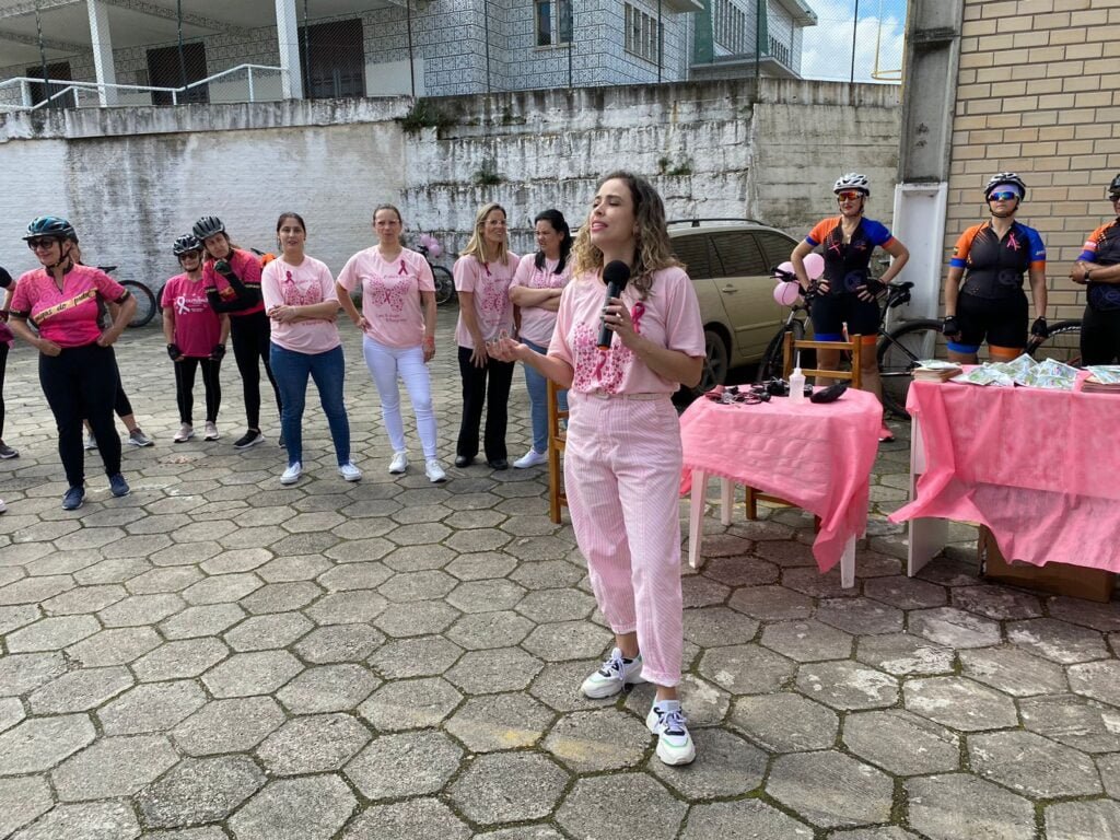 Pedal Rosa em Jaguaruna