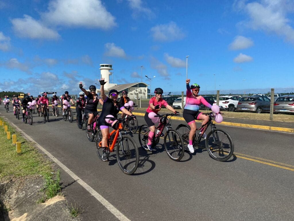 Pedal Rosa em Jaguaruna