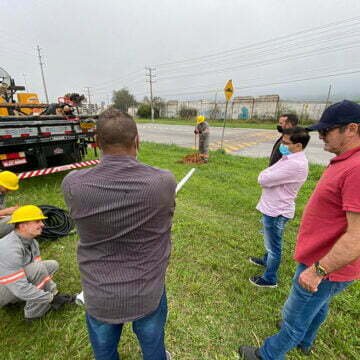 Novo sistema de iluminação pública começa a ser instalado em Imbituba