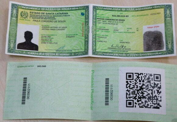 Carteira de identidade com o CPF como número único começa a valer em SC