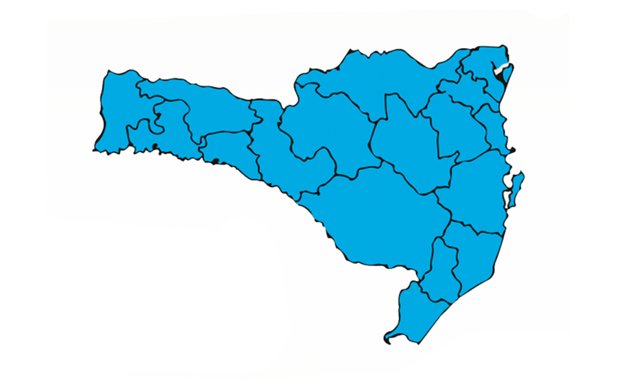 Matriz de Risco mostra todas as regiões de SC no nível moderado pela primeira vez