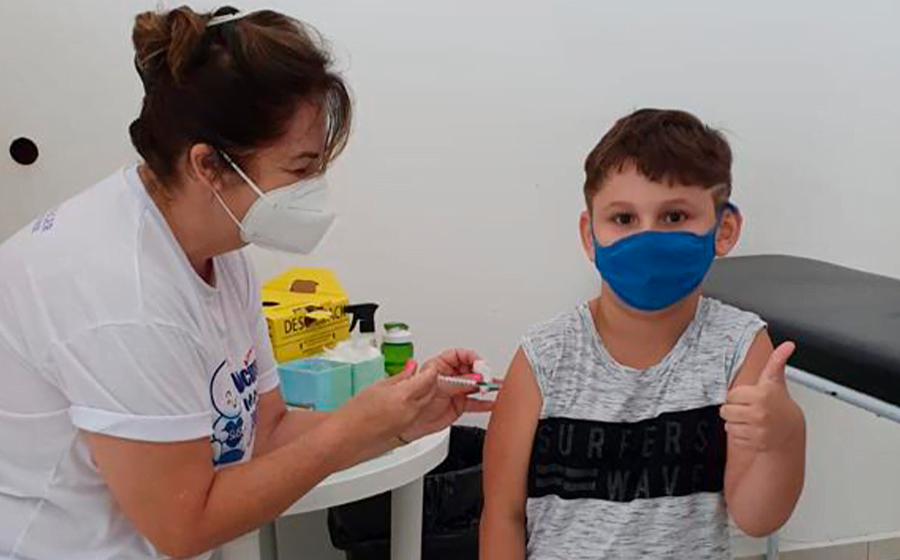 Crianças de 11 anos podem tomar a vacina contra covid-19 em Tubarão