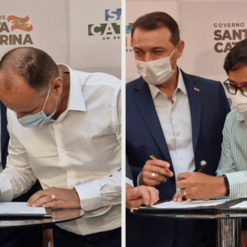 Laguna e Imbituba aderem ao Plano 1000 para receber investimentos do Governo do Estado Laguna e Imbituba aderem ao Plano 1000 para receber investimentos do Governo do Estado