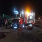 Motociclista fica ferido após colisão com carro em Laguna