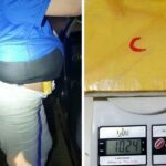 Falsa grávida é flagrada com um quilo de cocaína escondida na barriga, em Laguna