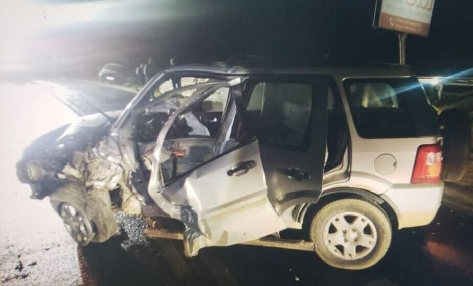 Idoso morre após batida entre dois carros na SC-108, em Braço do Norte; VÍDEO