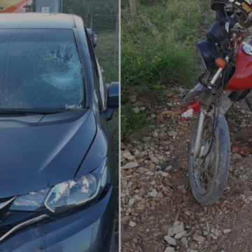 Acidente de trânsito deixa duas pessoas feridas em Sangão