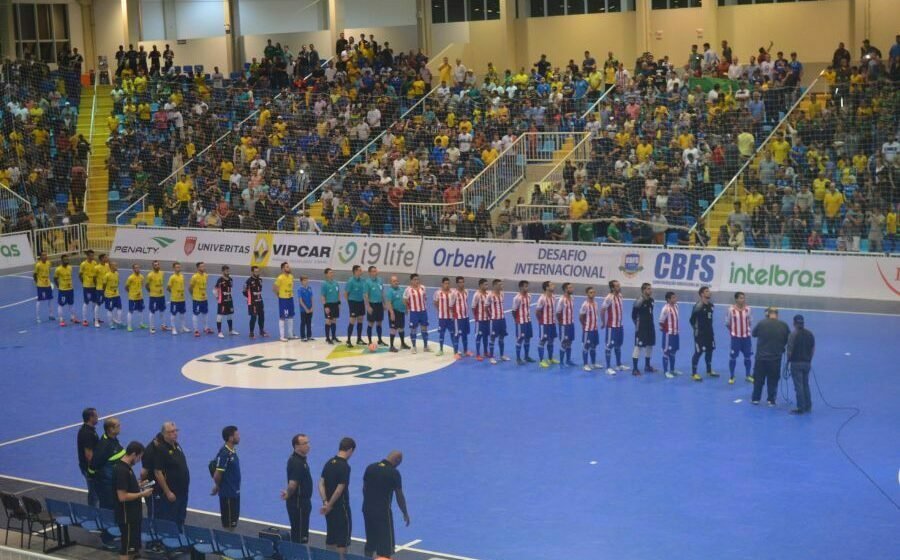 Arena Multiuso receberá amistoso internacional da Seleção Brasileira de Futsal