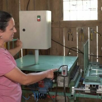 Estudante cria furadeira múltipla para fabricação de gaiolas de passarinhos