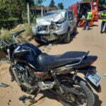 Motociclista fica gravemente ferido após bater de frente com carro (1)