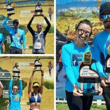 Casal tubaronense é campeão em corrida em trilhas