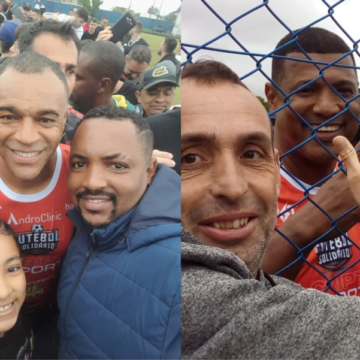 Ex-craques do futebol brasileiro participam da 2ª edição do Futebol Solidário em Tubarão