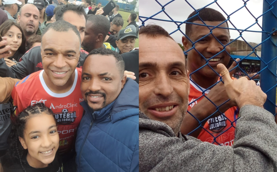 Ex-craques do futebol brasileiro participam da 2ª edição do Futebol Solidário em Tubarão