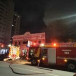 Incêndio atinge loja de extintores em Tubarão