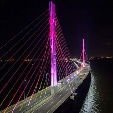 Ponte Anita Garibaldi segue em monitoramento após reparo em elemento da estrutura Ponte Anita Garibaldi segue em monitoramento após reparo em elemento da estrutura