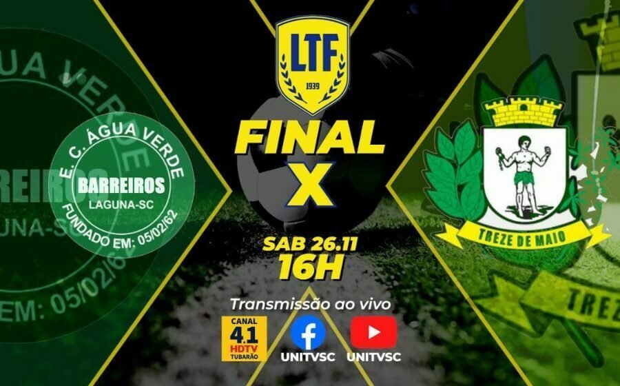 Água Verde e Treze de Maio disputam a final do Campeonato Regional da LTF neste sábado