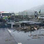 Bloqueios nas estradas catarinenses