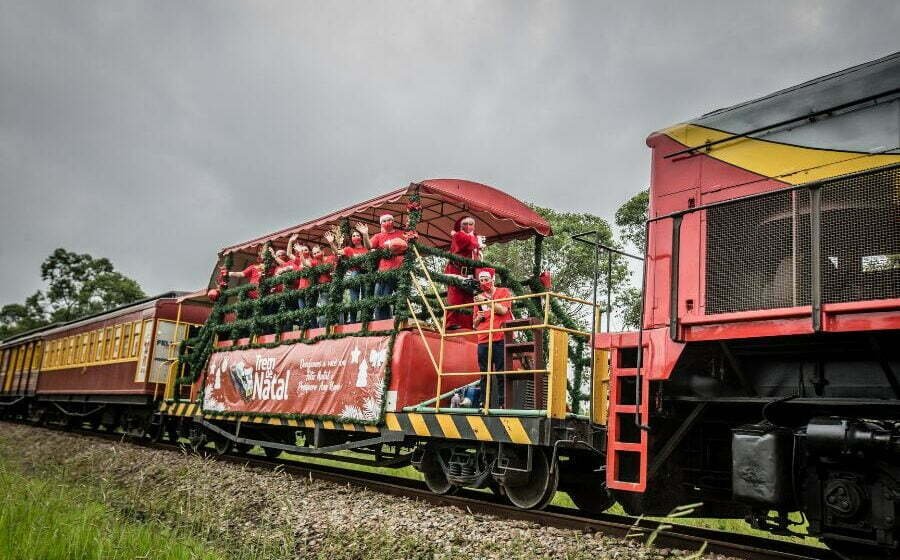 Trem de Natal da FTC retorna tradicional “parada” após dois anos de medidas restritivas