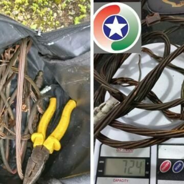 Ladrão é preso em flagrante pela segunda vez furtando fios de cobre em cima de telhado Ladrão é preso em flagrante pela segunda vez furtando fios de cobre em cima de telhado