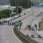 bloqueio ponte de laguna