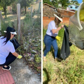 Após novos focos de mosquito da dengue, Braço do Norte realiza mutirão de limpeza