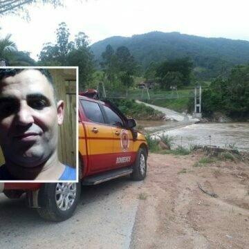 Corpo de motociclista que caiu em rio é encontrado após três dias em São Ludgero