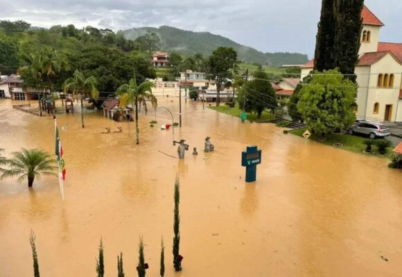 Caixa disponibiliza saque do FGTS para moradores de São Martinho atingidos pela enchente