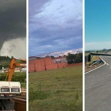 Defesa Civil apura passagem de tornado em Sangão e Jaguaruna; VÍDEOS E FOTOS