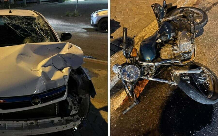 Motociclista fica gravemente ferido após colisão em rodovia de Jaguaruna  