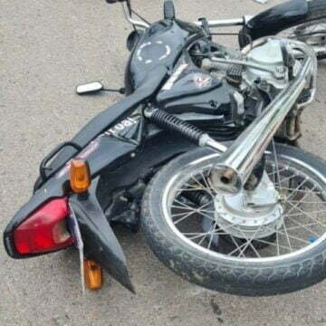 Motociclista sofre acidente ao tentar fugir de abordagem policial em Tubarão