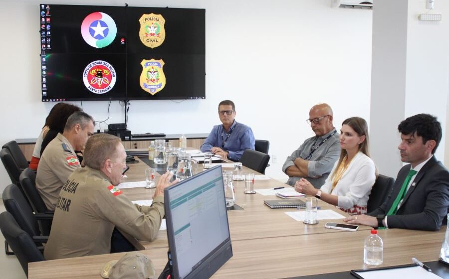 Primeira reunião do ano entre representantes da Segurança Pública é realizada em SC