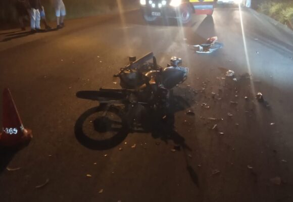 Motociclista embriagado se envolve em acidente de trânsito, em Braço do Norte