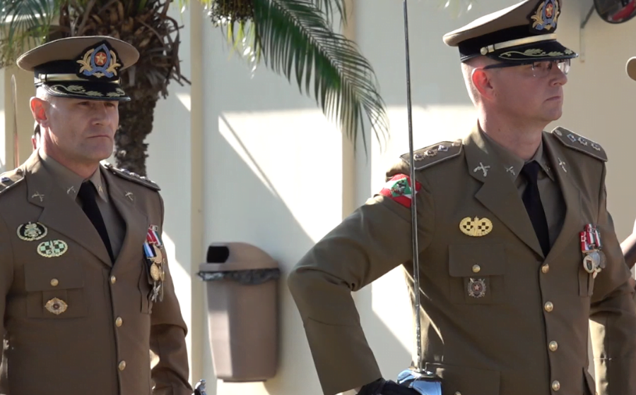 Solenidade marca a troca do comando do 5º Batalhão da Polícia Militar de Tubarão