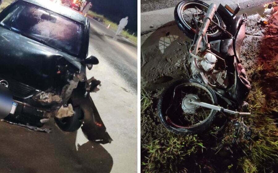 Motociclista morre após colisão contra carro em Jaguaruna  