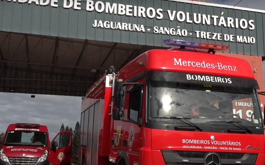 Corpo de Bombeiros Voluntários de Jaguaruna recebe recursos da Câmara de Vereadores