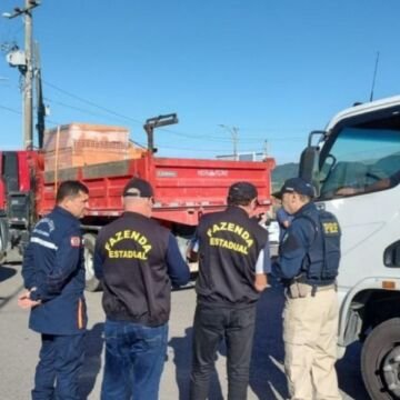 Operação fiscal identifica 66 infrações tributárias no transporte de mercadorias em Santa Catarina