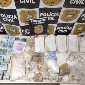 DIC de Araranguá realiza maior apreensão de drogas de sua história