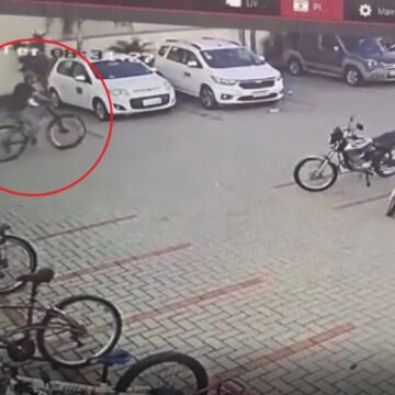 Guarda Municipal prende homem que furtou bicicleta no Facilita Tubarão