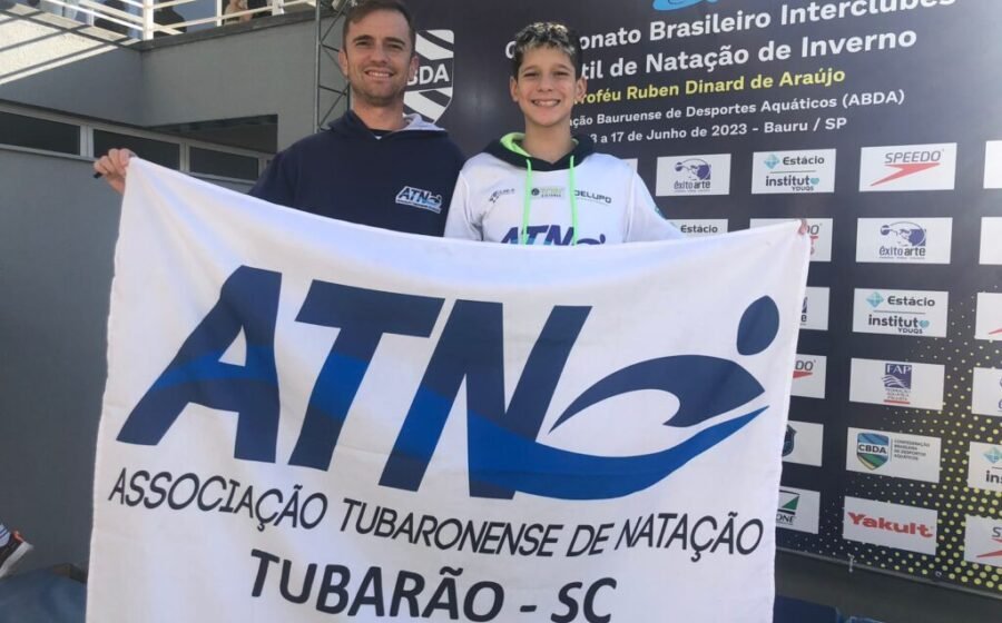 Tubaronense está entre os oitos melhores nadadores do Brasil