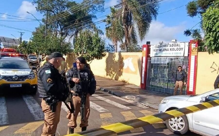 Tiroteio em escola no Paraná deixa uma estudante morta e outro gravemente ferido