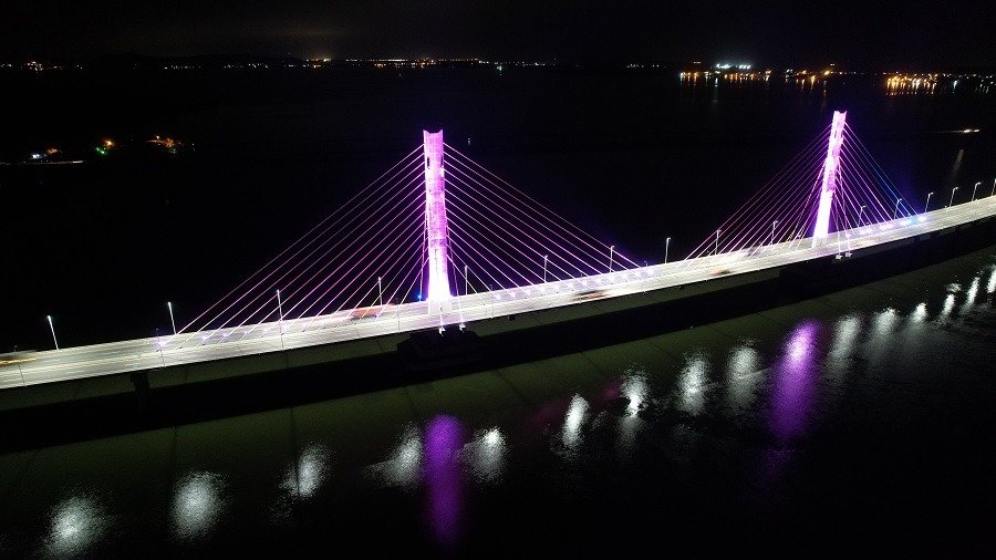 Ponte Anita Garibaldi terá iluminação especial para homenagear aniversário da heroína