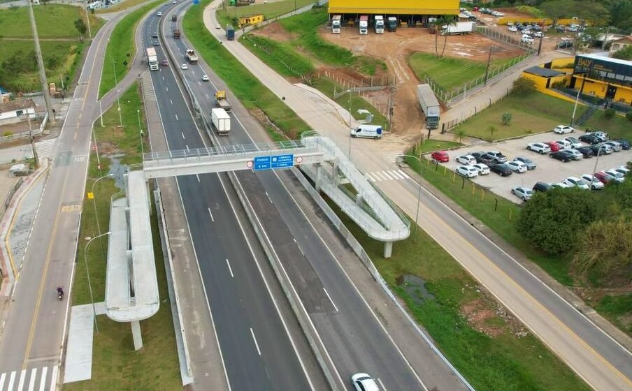 Obras das novas passarelas na BR-101 em Tubarão e Laguna são concluídas Obras das novas passarelas na BR-101 em Tubarão e Laguna são concluídas