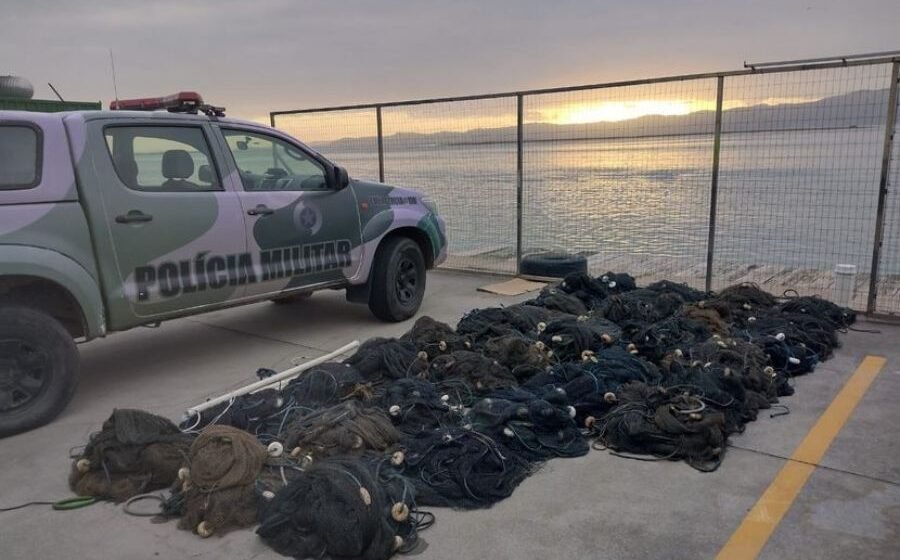 Polícia Militar Ambiental realiza ação de combate à pesca ilegal