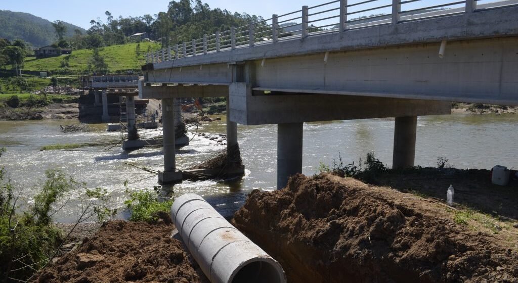 Obras da construção da ponte da Guarda estão 70% concluídas