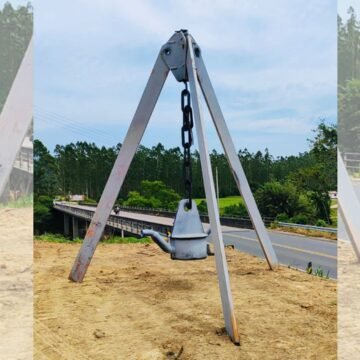 Monumento construído em Pedras Grandes homenageia tropeiros