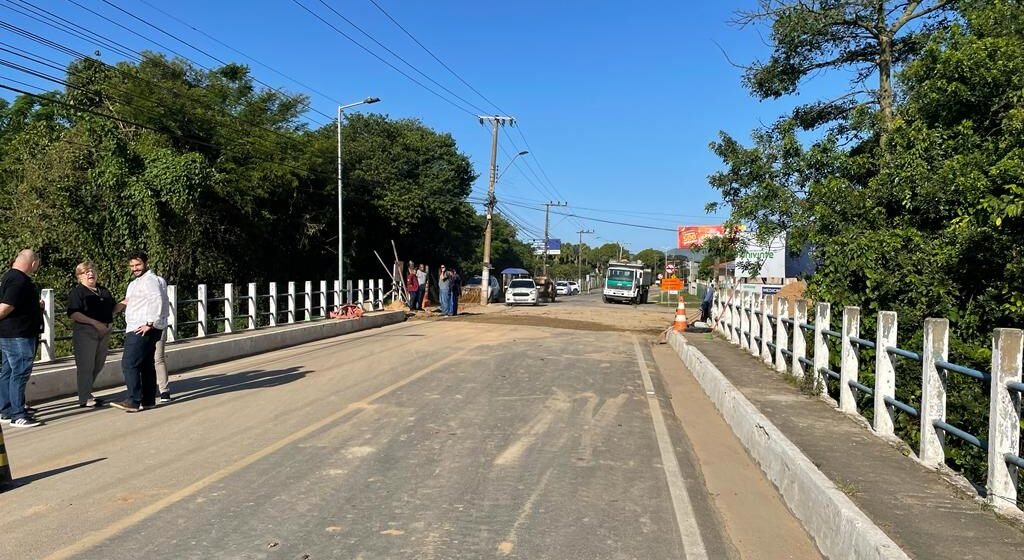 Ponte do bairro Santo André é liberada nesta segunda-feira (6)