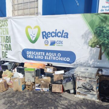 Mais de 200 toneladas de lixo eletrônico já foram recolhidas no Recicla CDL