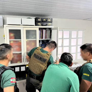 Mensageiro: duas cidades de SC são alvos do Gaeco na 5ª fase da operação Mensageiro: duas cidades de SC são alvos do Gaeco na 5ª fase da operação