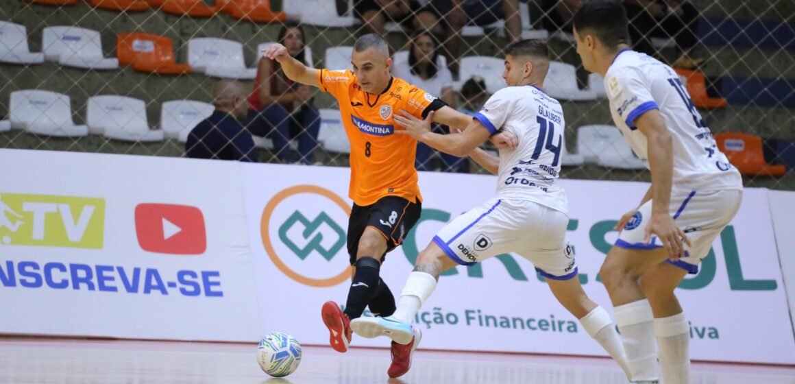 Em casa, Tubarão Futsal enfrenta o invicto São Lourenço pela liga nacional