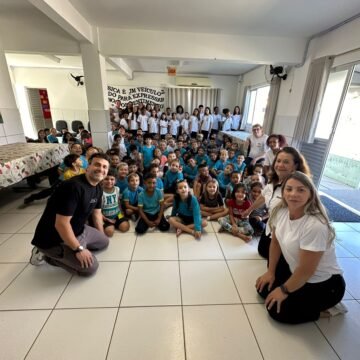 Mais de 2 toneladas de alimentos arrecadados no Espetáculo de Páscoa são destinadas a instituição de Tubarão e Braço do Norte